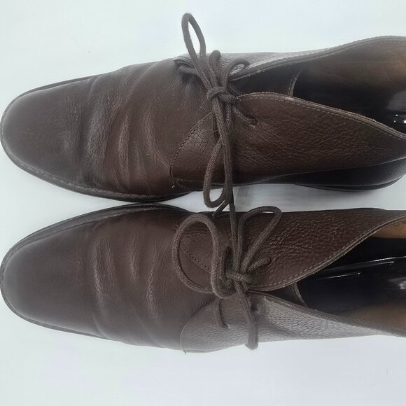 John Varvatos Boots Mens 10  Brown Leather Hand Made Italy main image 5